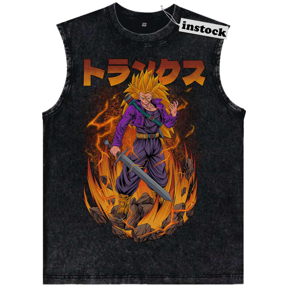 Future Trunks Tank Top, Dragon Ball Z Tank Top, DBZ Tank Top, Anime Tank Top, Vintage Tank Top