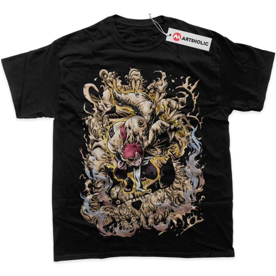 Alternative view of Gaara Shirt, Naruto Shirt, Anime Shirt, Graphic Tee