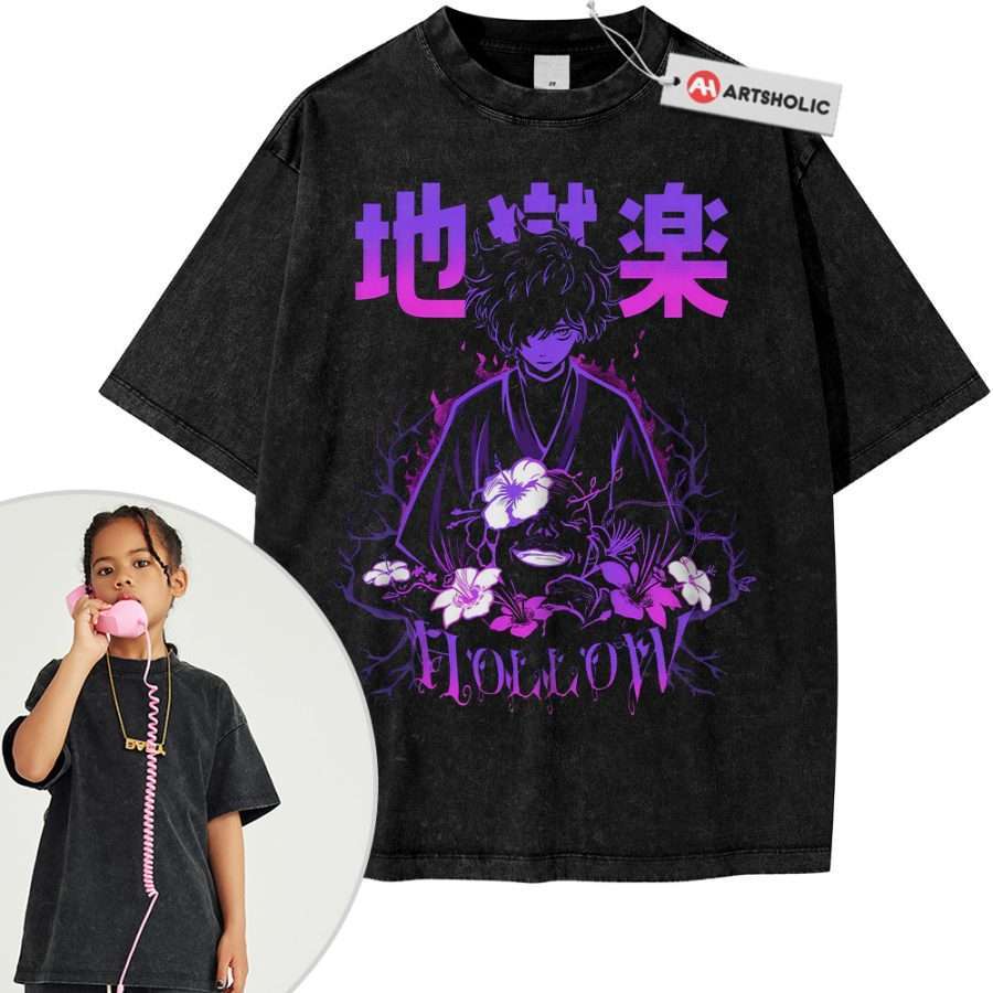 Alternative view of Gabimaru Shirt For Kids, Hell’s Paradise Shirt For Kids, Anime Shirt For Kids, Vintage T-Shirt For Kids