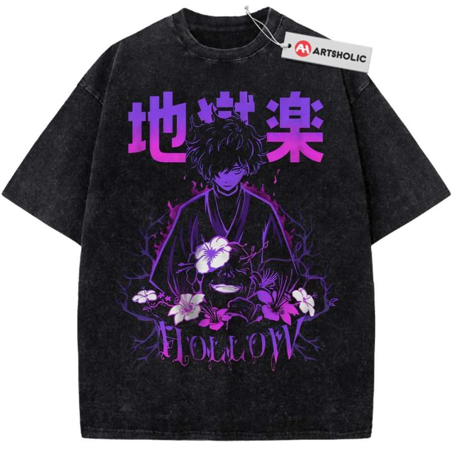Alternative view of Gabimaru Shirt, Hell’s Paradise Shirt, Anime Shirt, Vintage T-Shirt