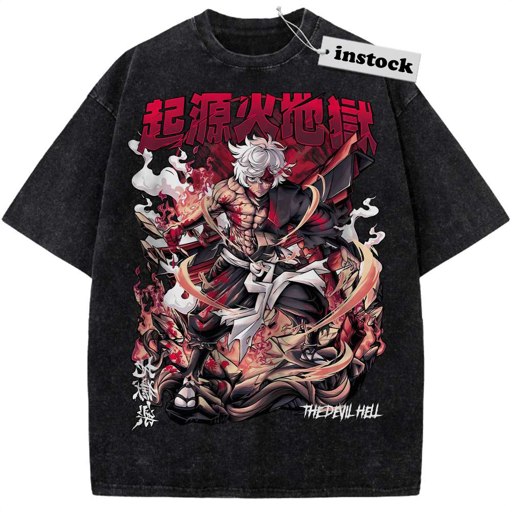 Gabimaru Shirt, Hell’s Paradise Shirt, Anime Shirt, Vintage T-Shirt
