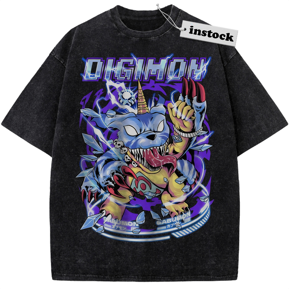 Gabumon Shirt, Digimon Shirt, Anime Shirt, Vintage T-Shirt