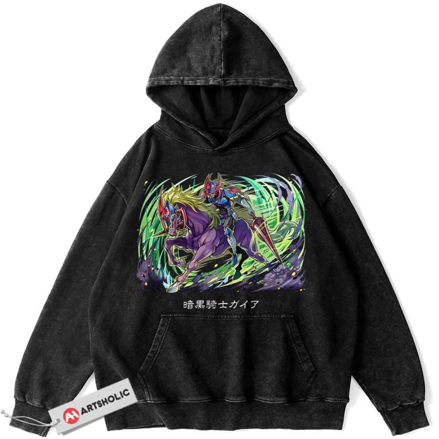 Alternative view of Gaia The Fierce Knight Hoodie, Anime Hoodie, Vintage Hoodie