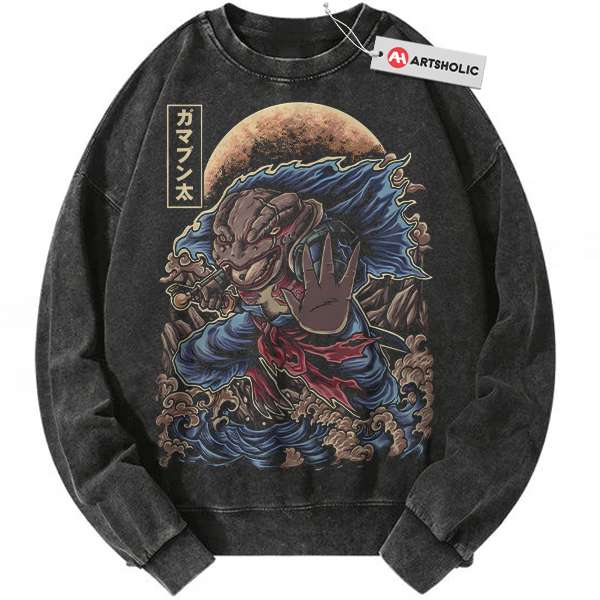 Gamabunta Sweatshirt, Naruto Sweatshirt, Anime Sweatshirt, Vintage Sweatshirt