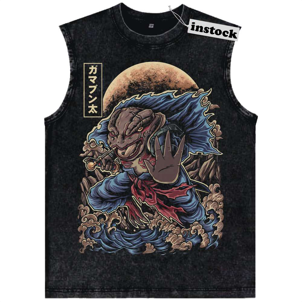 Gamabunta Tank Top, Naruto Tank Top, Anime Tank Top, Vintage Tank Top