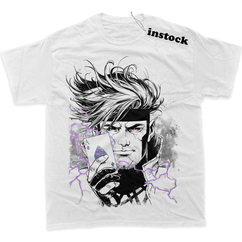 Gambit Shirt, X-Men Shirt, Marvel Comics Shirt, Graphic Tee