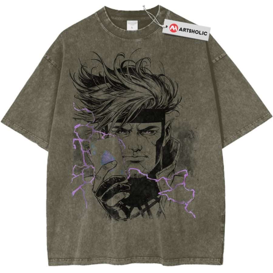 Alternative view of Gambit Shirt, X-Men Shirt, Marvel Comics Shirt, Vintage Tee