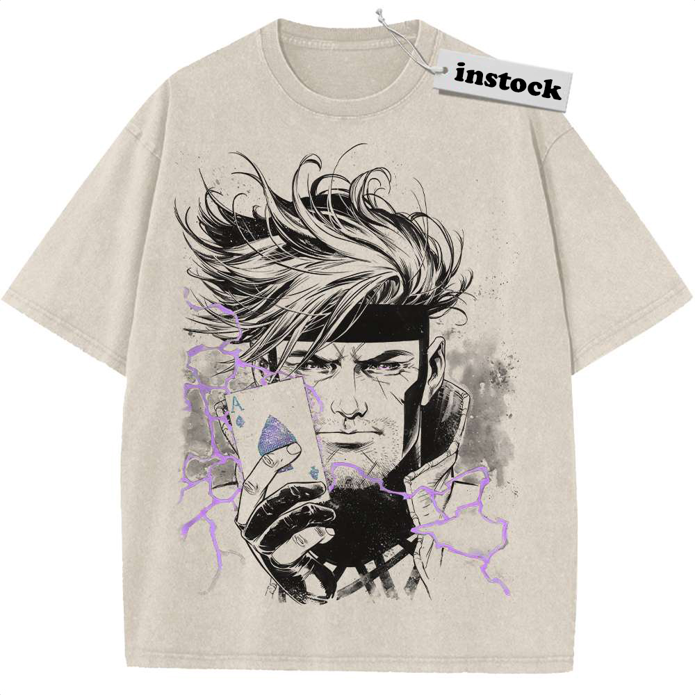 Gambit Shirt, X-Men Shirt, Marvel Comics Shirt, Vintage Tee