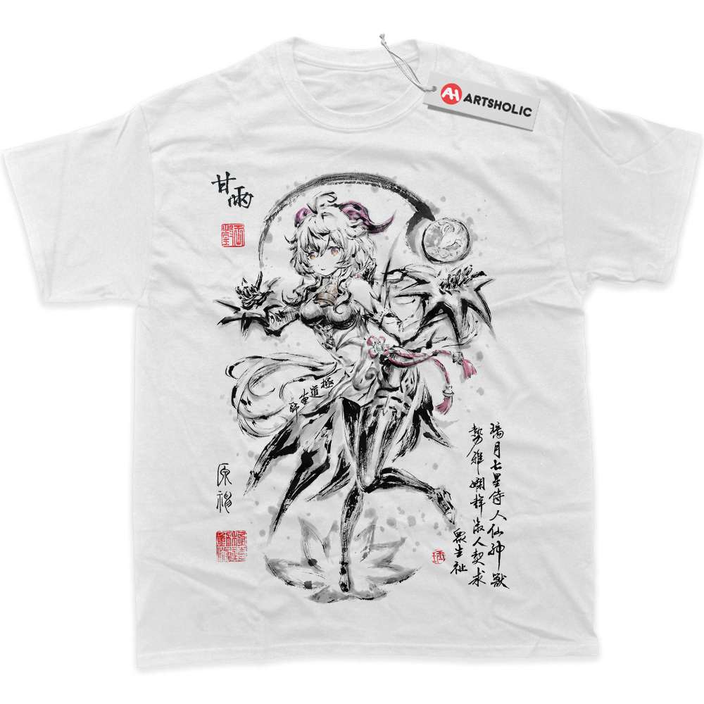 Ganyu Shirt, Genshin Impact Shirt, Game Shirt, Graphic T-Shirt