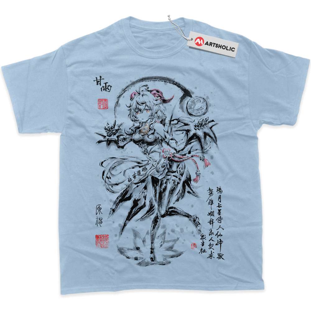 Alternative view of Ganyu Shirt, Genshin Impact Shirt, Game Shirt, Graphic T-Shirt