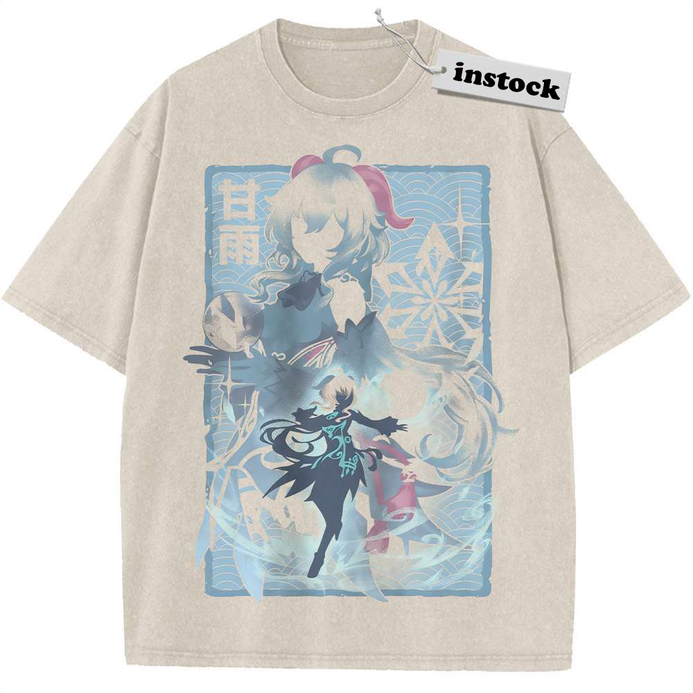 Ganyu Shirt, Genshin Impact Shirt, Game Shirt, Vintage T-Shirt