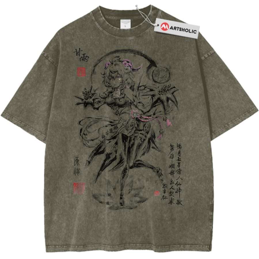 Alternative view of Ganyu Shirt, Genshin Impact Shirt, Game Shirt, Vintage T-Shirt