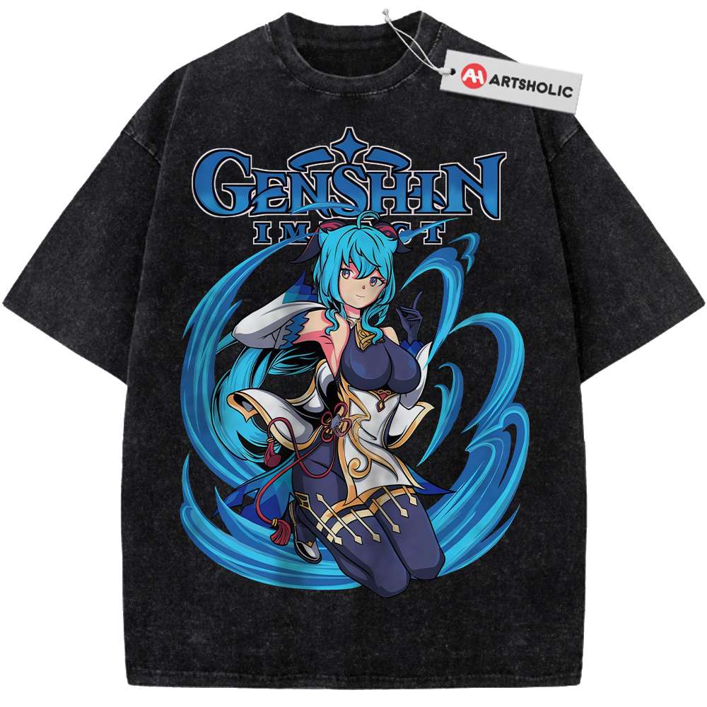 Ganyu Shirt, Genshin Impact Shirt, Game Shirt, Vintage Tee