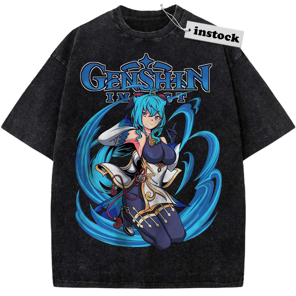 Ganyu Shirt, Genshin Impact Shirt, Game Shirt, Vintage Tee