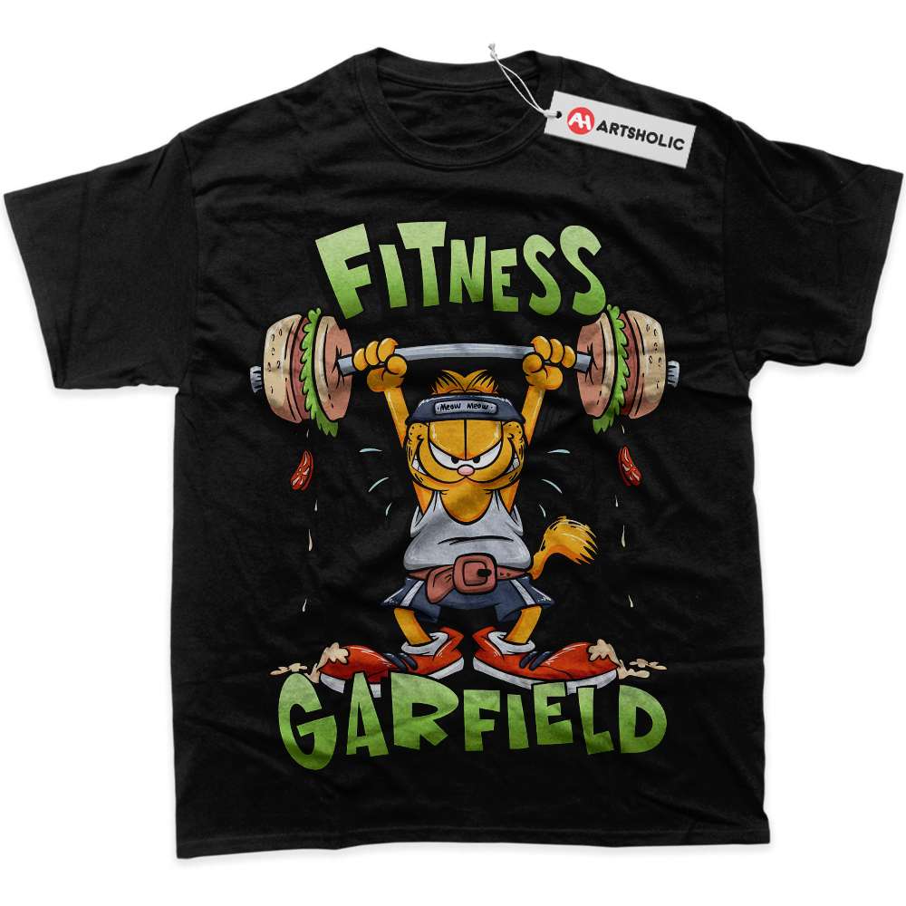 Alternative view of Garfield Shirt, Animated Shirt, graphic Tee