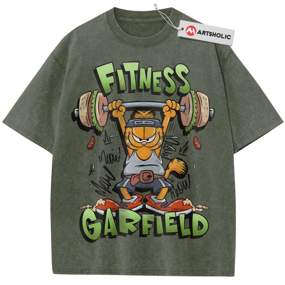Garfield Shirt, Animated Shirt, Vintage Tee