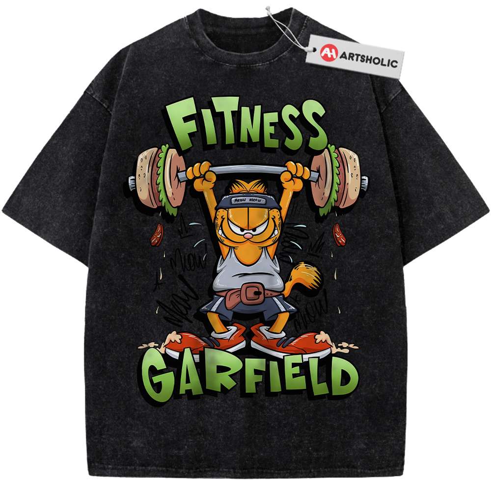 Alternative view of Garfield Shirt, Animated Shirt, Vintage Tee