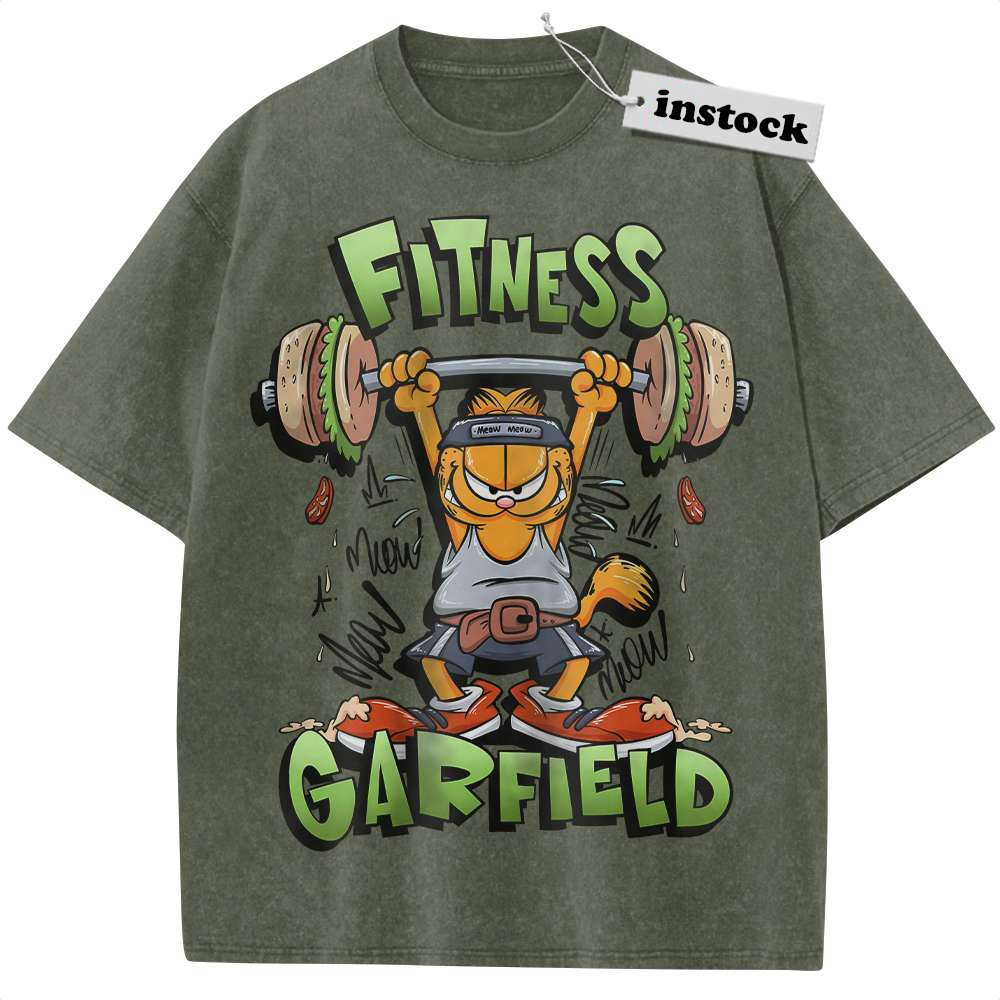 Garfield Shirt, Animated Shirt, Vintage Tee