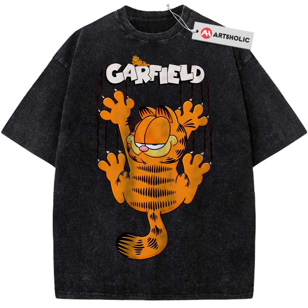 Alternative view of Garfield Shirt, Animated Shirt, Vintage Tee