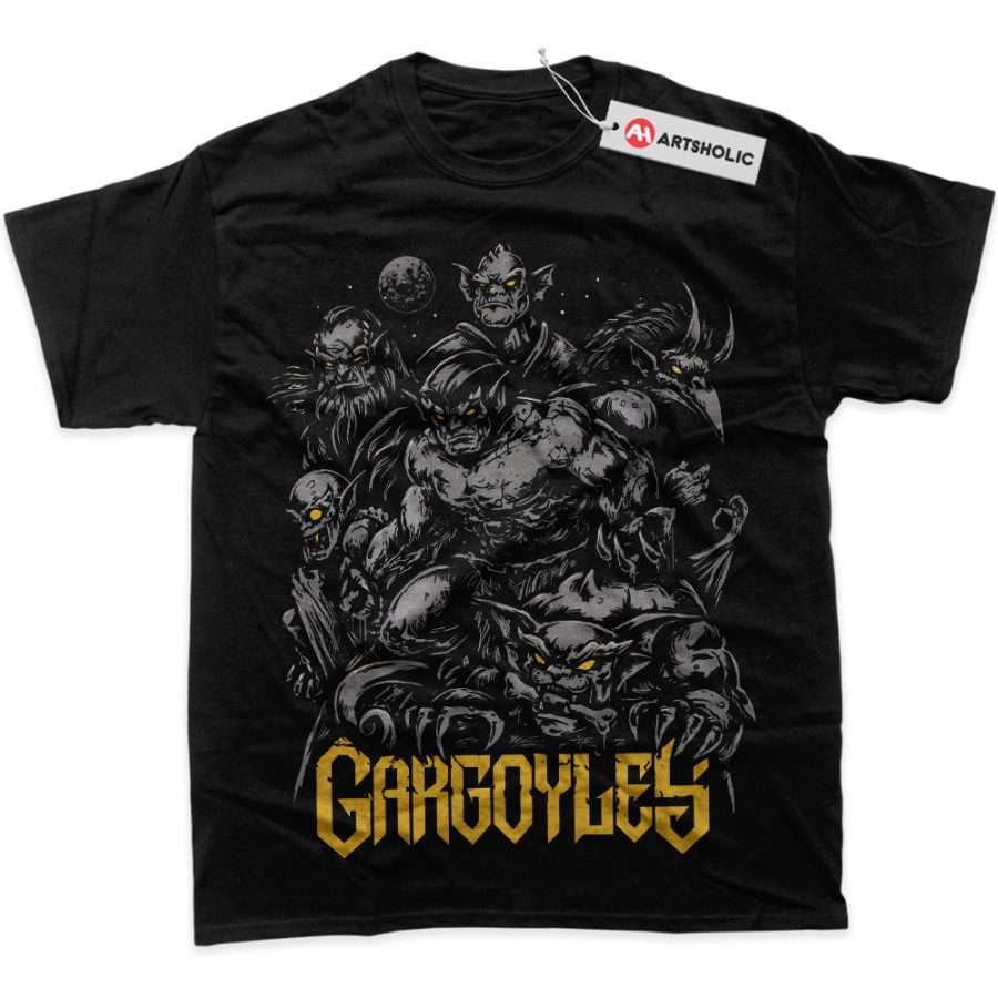 Alternative view of Gargoyles Shirt, Animated Shirt, graphic T-Shirt