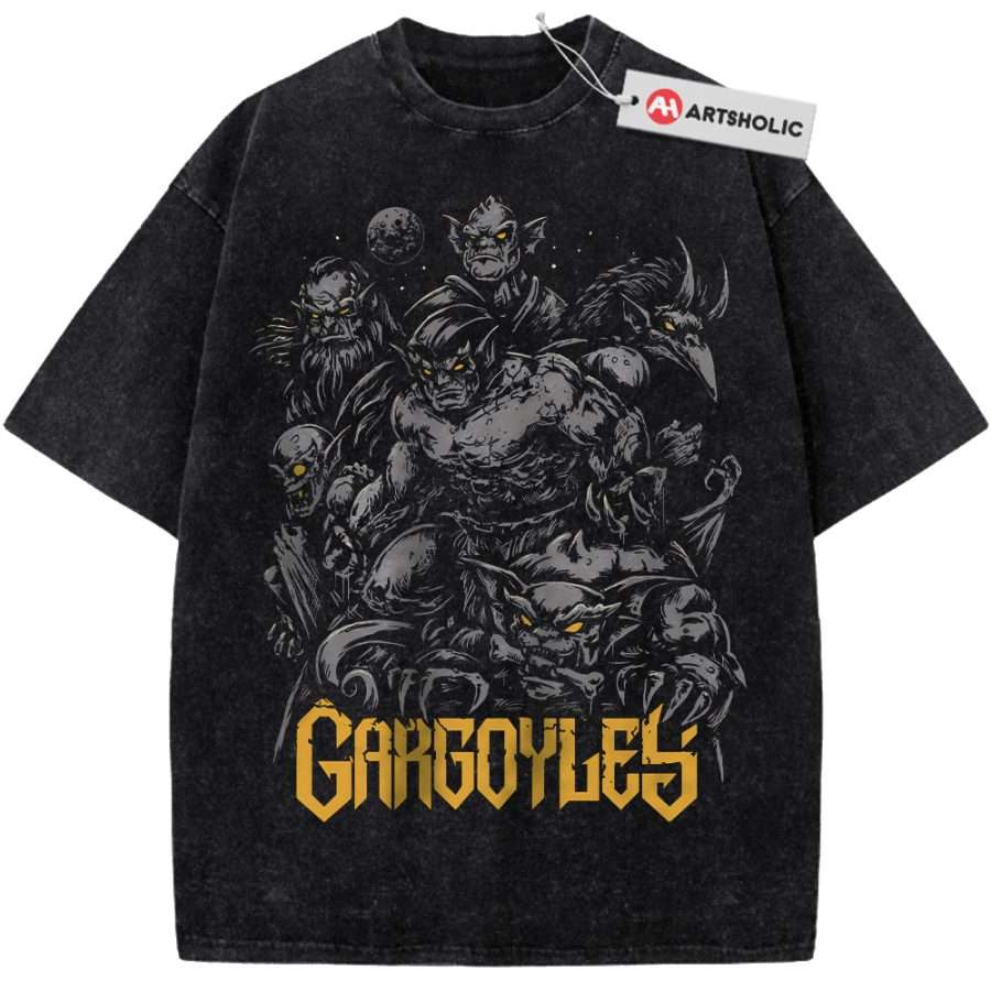 Alternative view of Gargoyles Shirt, Animated Shirt, Vintage T-Shirt
