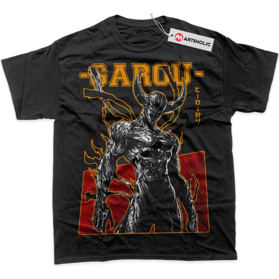 Alternative view of Garou Shirt, One Punch Man Shirt, Anime Shirt, Graphic Tee
