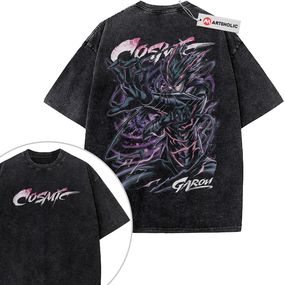 Garou Shirt, One Punch Man Shirt, Anime Shirt, Vintage T-Shirt 2-Sided