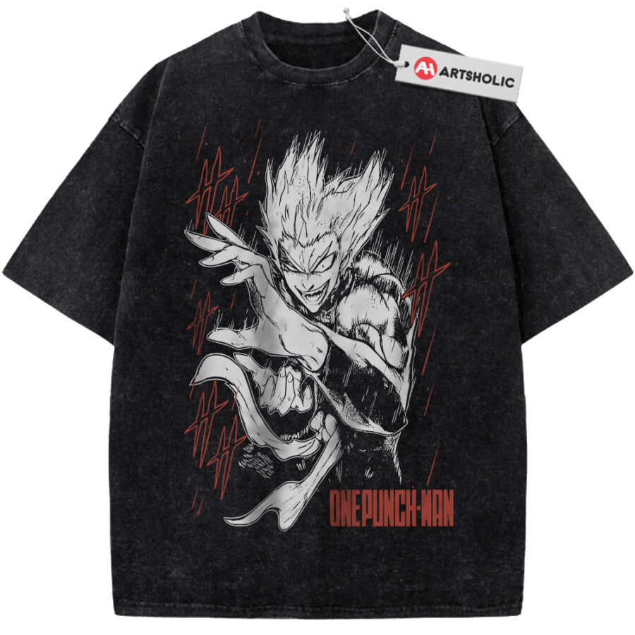 Alternative view of Garou Shirt, One Punch Man Shirt, Anime Shirt, Vintage T-Shirt