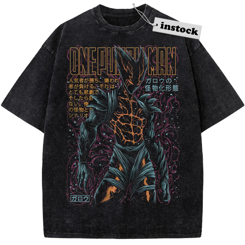 Garou Shirt, One Punch Man Shirt, Anime Shirt, Vintage T-Shirt