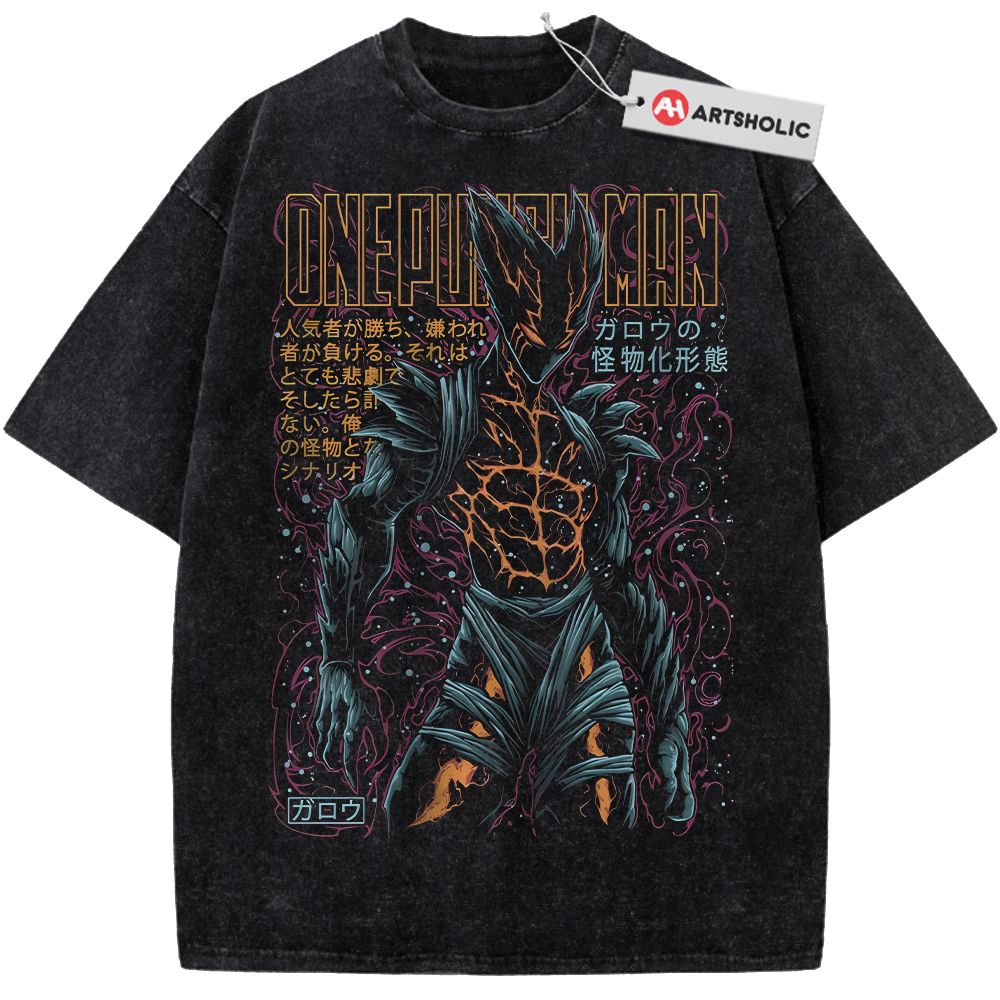 Garou Shirt, One Punch Man Shirt, Anime Shirt, Vintage T-Shirt