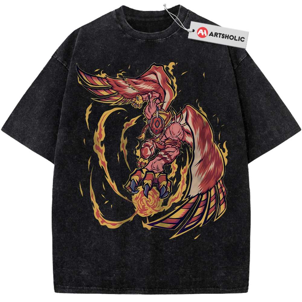 Alternative view of Garudamon Shirt, Digimon Adventure Shirt, Anime Shirt, Vintage T-Shirt