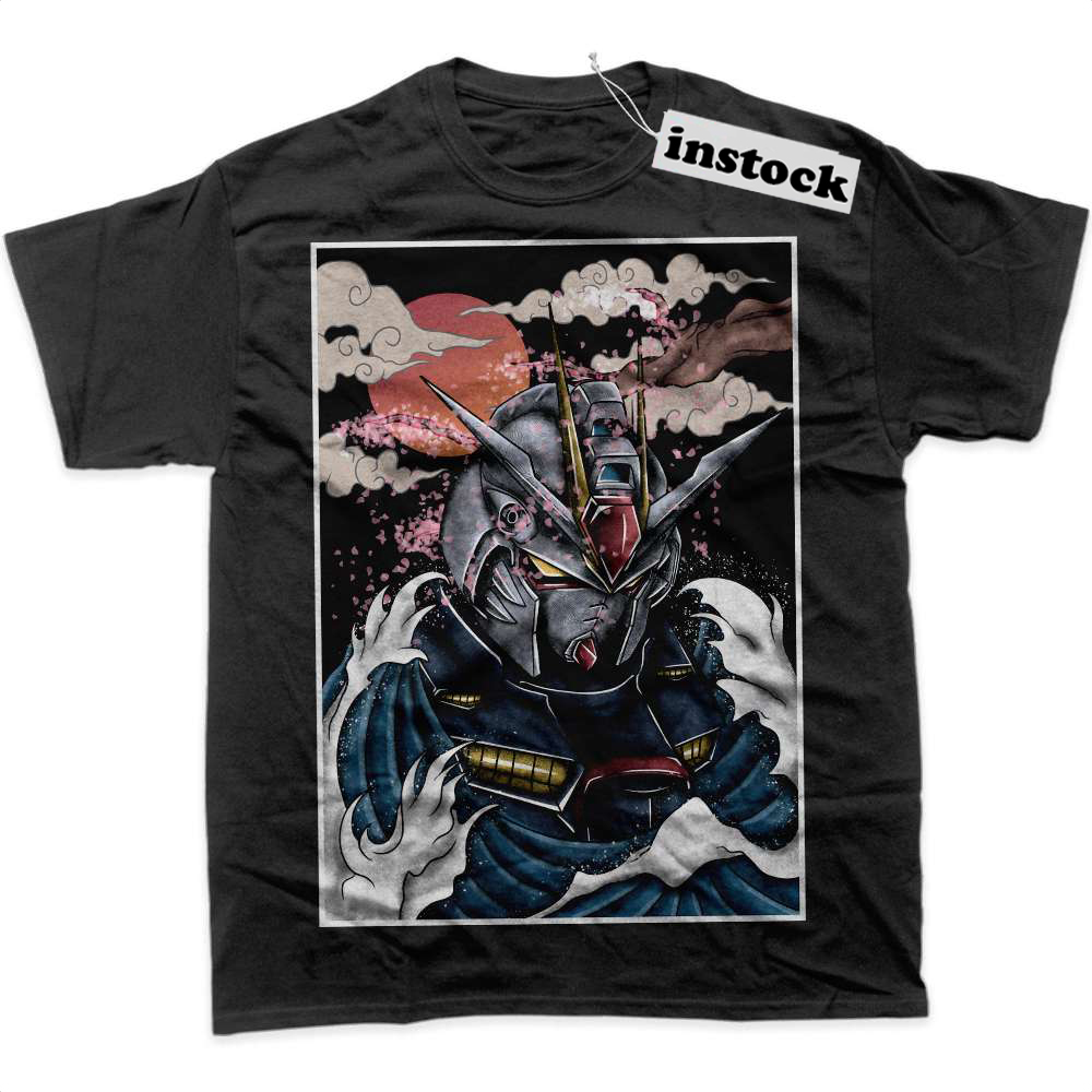 GAT-X105 Strike Gundam Shirt, Anime Shirt, Graphic T-Shirt