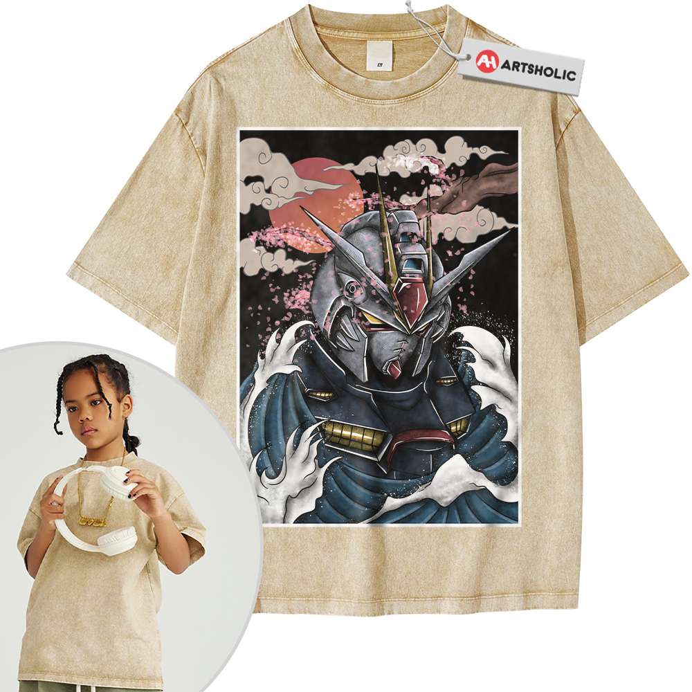 Alternative view of GAT-X105 Strike Gundam Shirt For Kids, Anime Shirt For Kids, Vintage T-Shirt For Kids