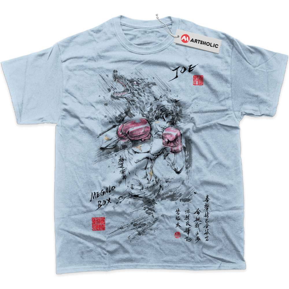 Alternative view of Gearless Joe Shirt, Megalo Box Shirt, Anime Shirt, Graphic T-Shirt