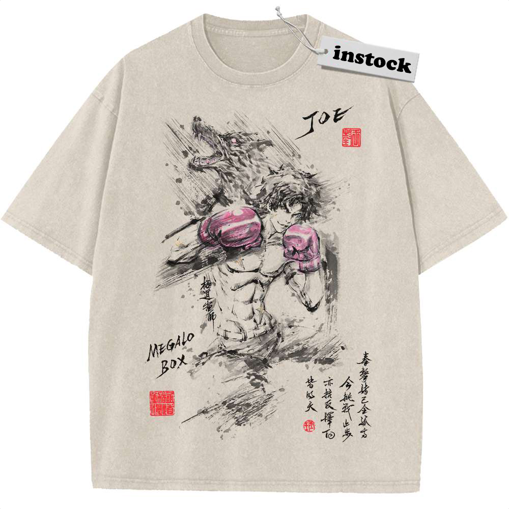 Gearless Joe Shirt, Megalo Box Shirt, Anime Shirt, Vintage T-Shirt