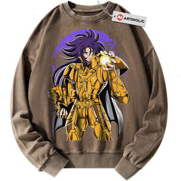 Alternative view of Gemini Saga Sweatshirt, Saint Seiya Sweatshirt, Anime Sweatshirt, Vintage Sweater