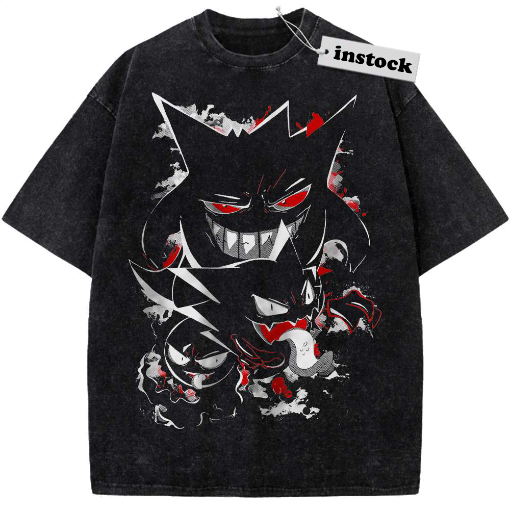 Gengar Gatsly Haunter Shirt, Pokemon shirt, Anime Shirt, Vintage T-Shirt