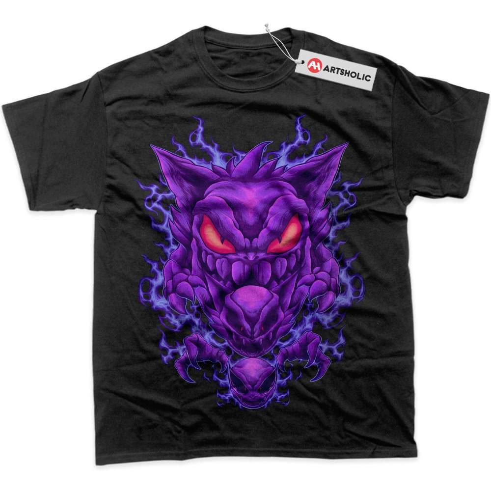 Alternative view of Gengar Shirt, Gatsly Shirt, Haunter Shirt, Pokemon Shirt, Anime Shirt, Graphic Tee