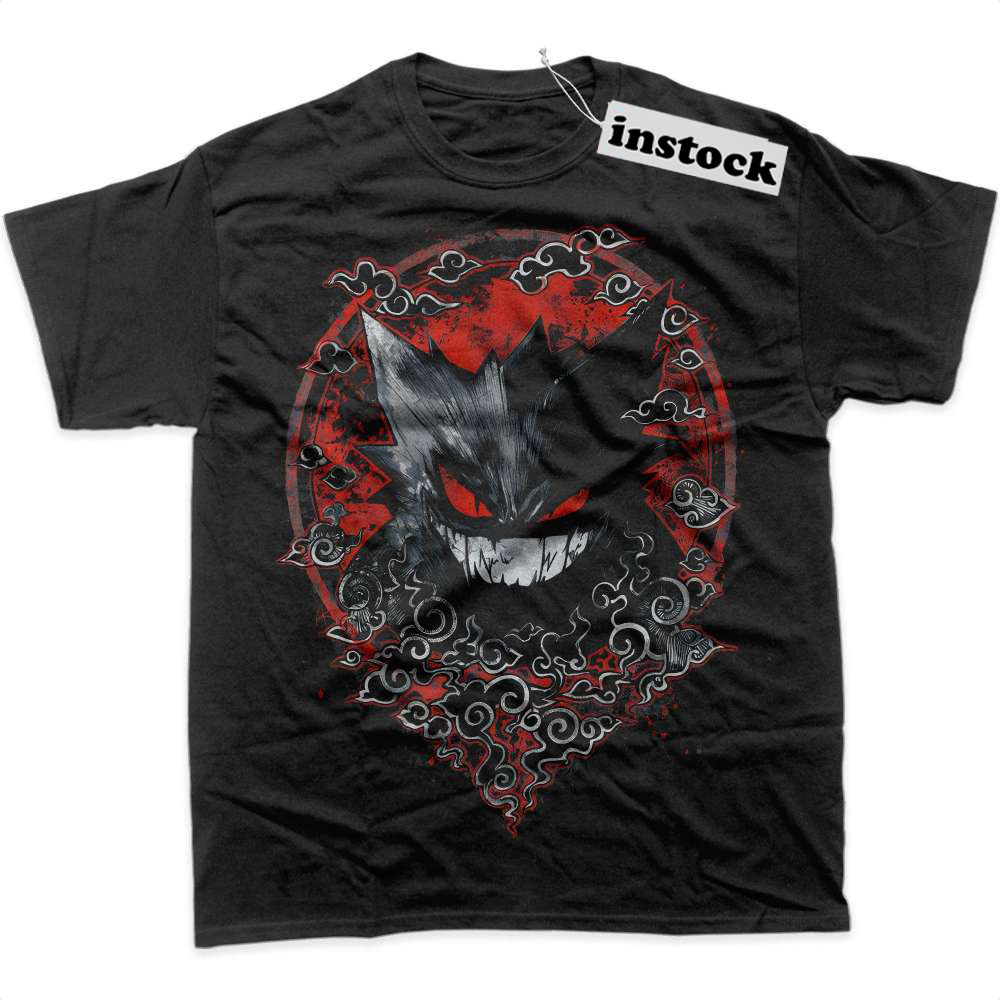 Gengar Shirt, Pokemon Shirt, Anime Shirt, Graphic Tee