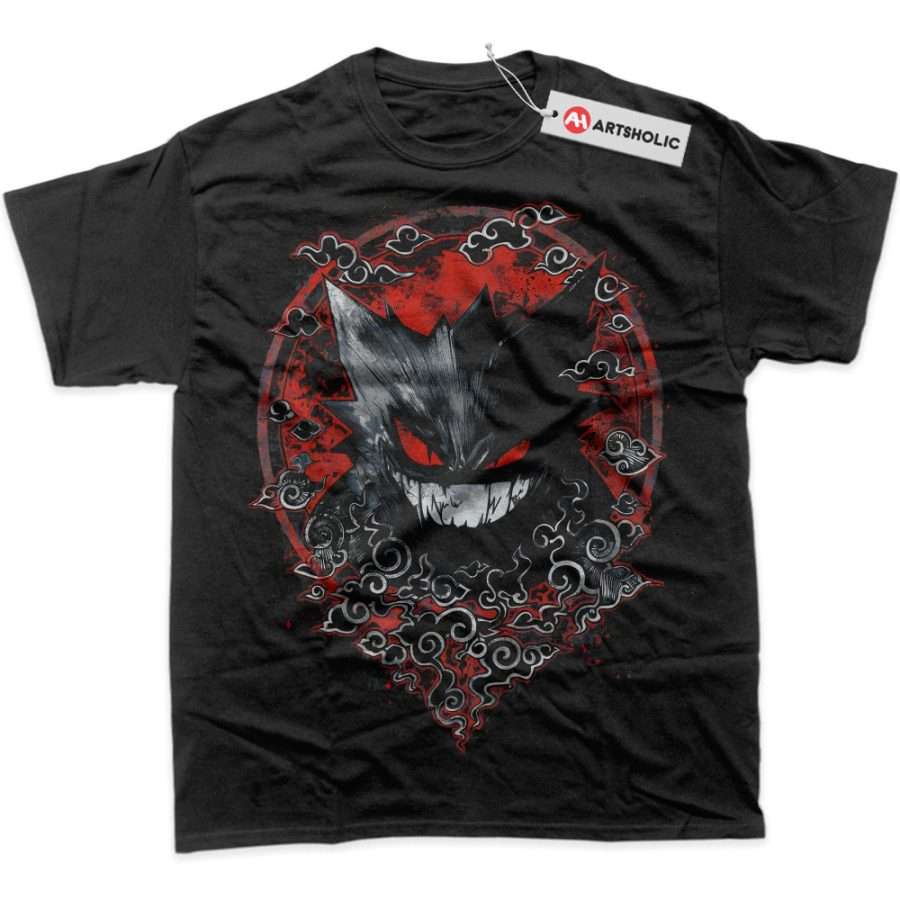Alternative view of Gengar Shirt, Pokemon Shirt, Anime Shirt, Graphic Tee