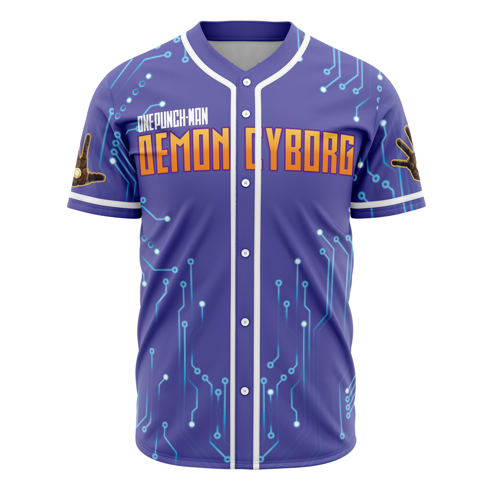 Genos One Punch Man Custom Baseball Jersey - Otaku Hall