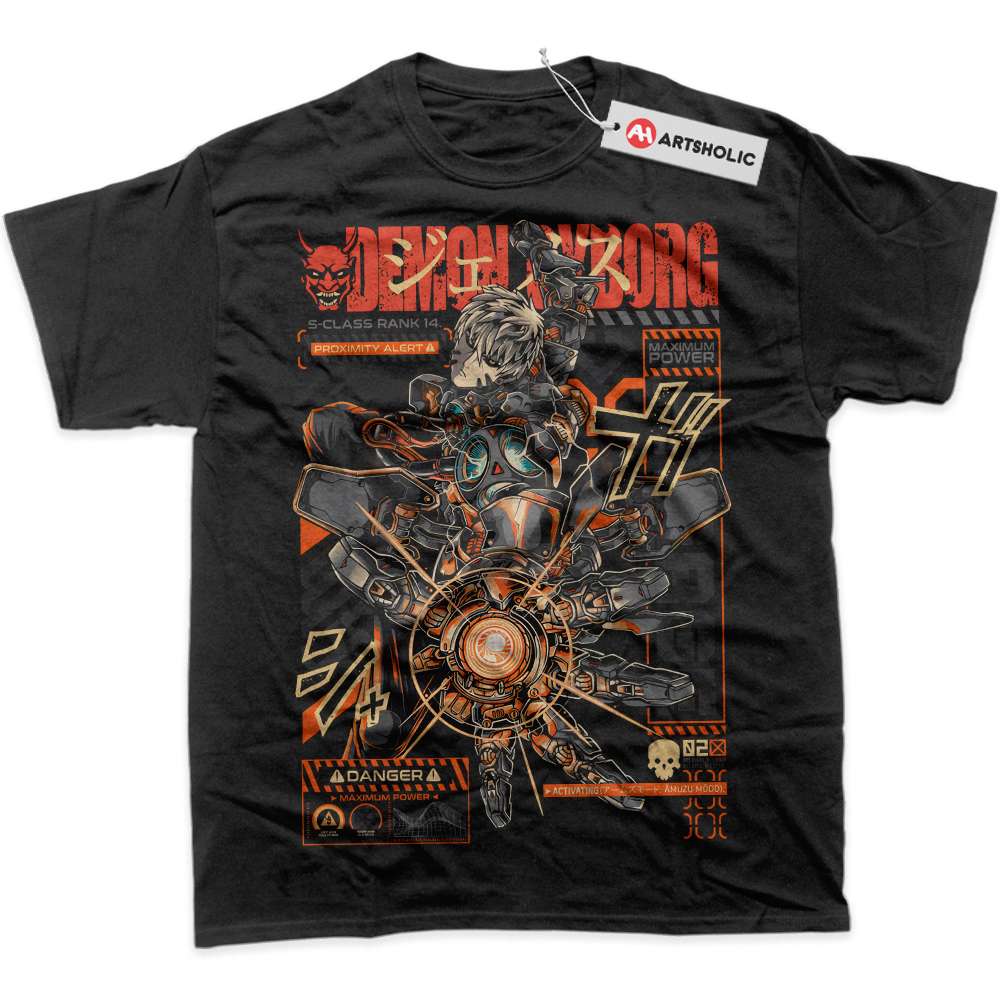 Genos Shirt, One Punch Man Shirt, Anime Shirt, Graphic T-Shirt