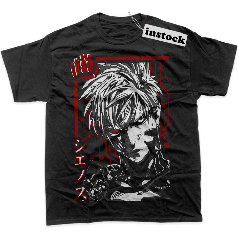 Genos Shirt, One Punch Man Shirt, Anime Shirt, Graphic T-Shirt
