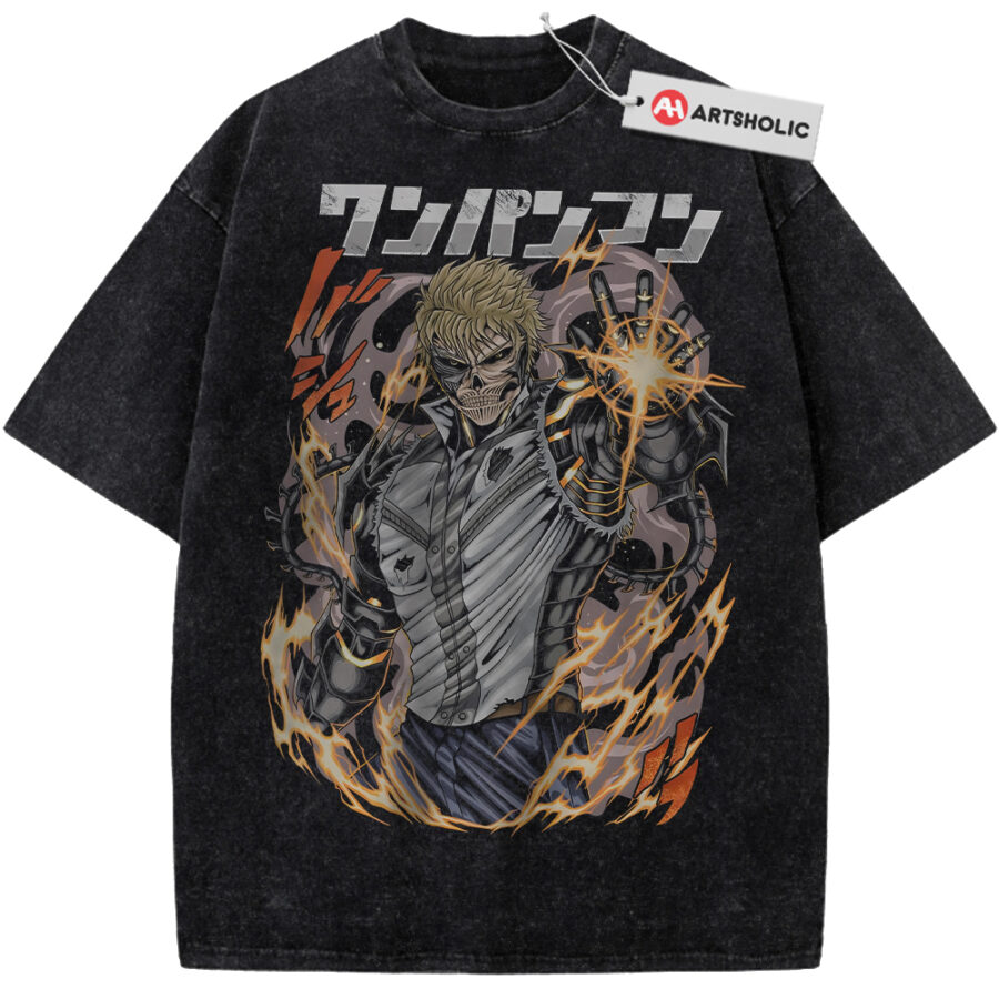 Alternative view of Genos Shirt, One Punch Man Shirt, Anime Shirt, Vintage T-Shirt