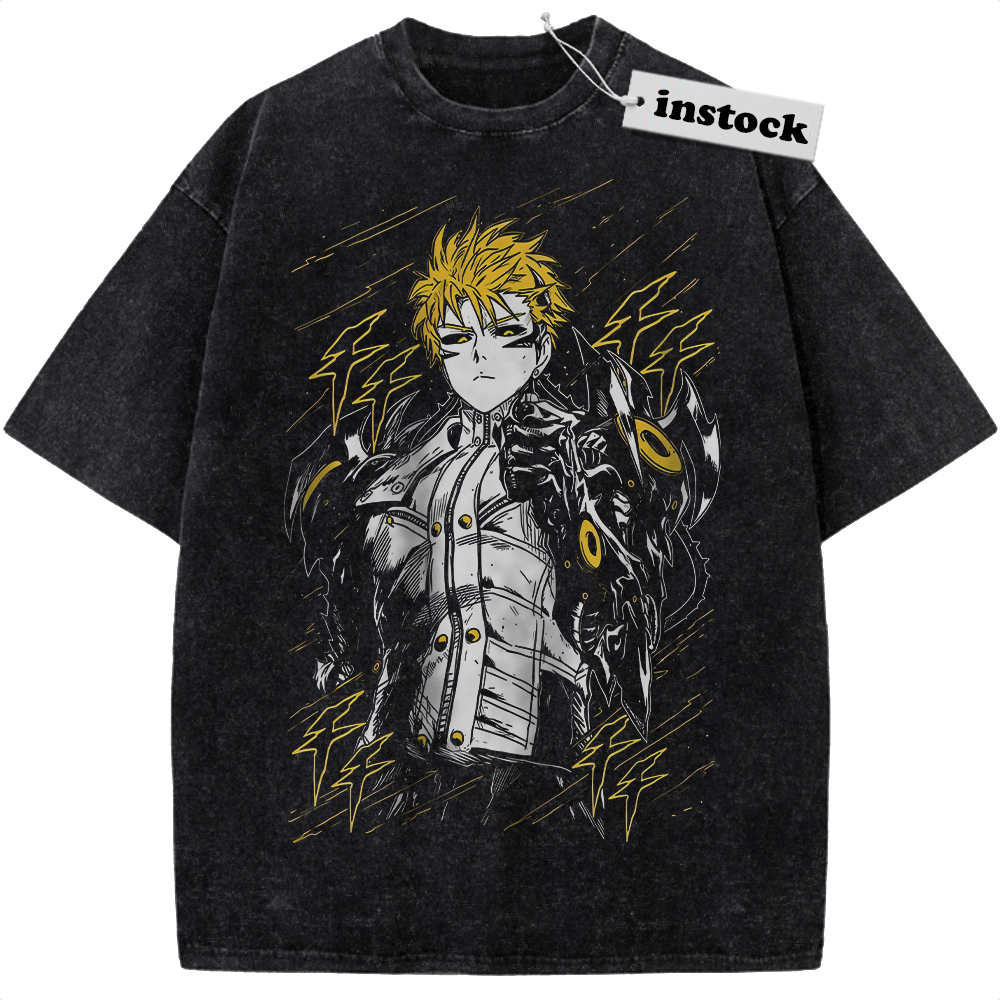 Genos Shirt, One Punch Man Shirt, Anime Shirt, Vintage T-Shirt