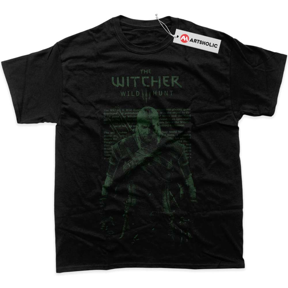 Geralt of Rivia Shirt, The Witcher Shirt, Game Shirt, Graphic T-Shirt