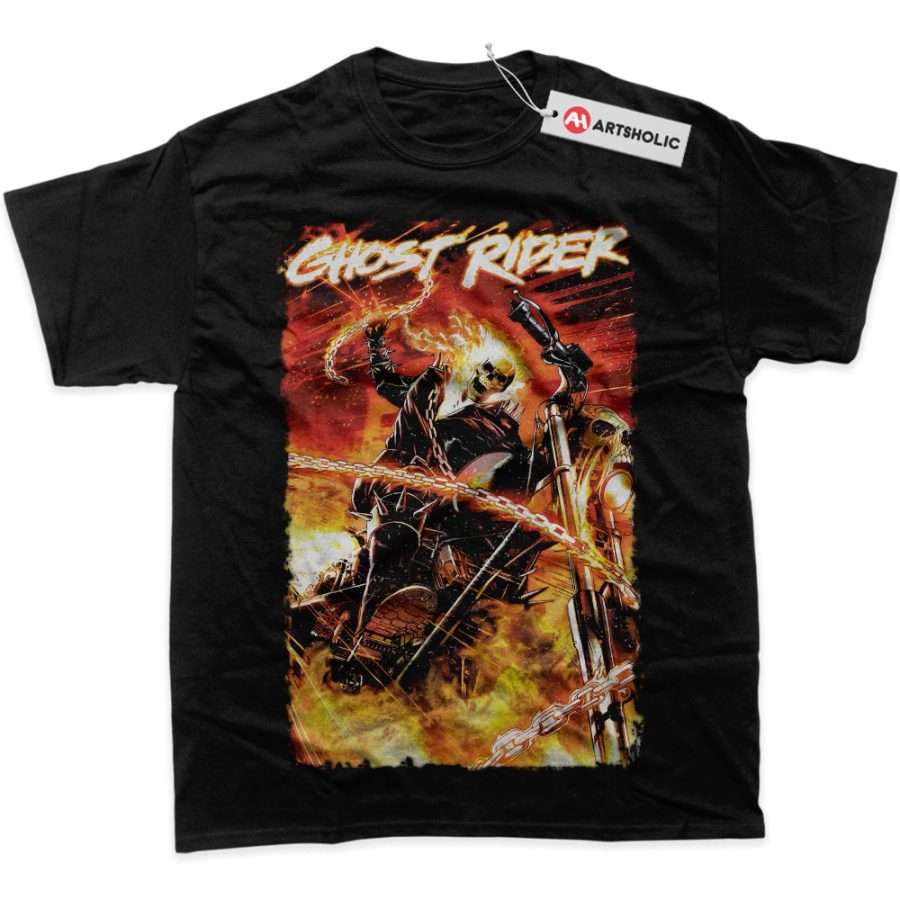 Alternative view of Ghost Rider Shirt, Marvel Comics Shirt, Graphic Tee