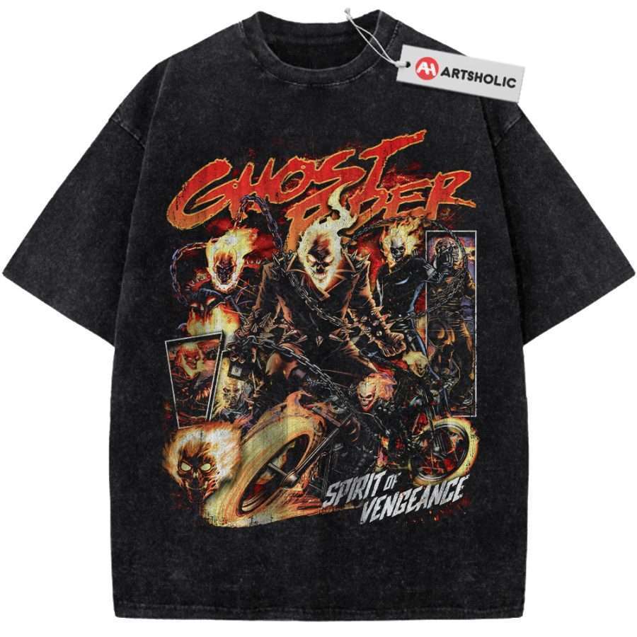 Alternative view of Ghost Rider Shirt, Marvel Comics Shirt, Vintage Tee
