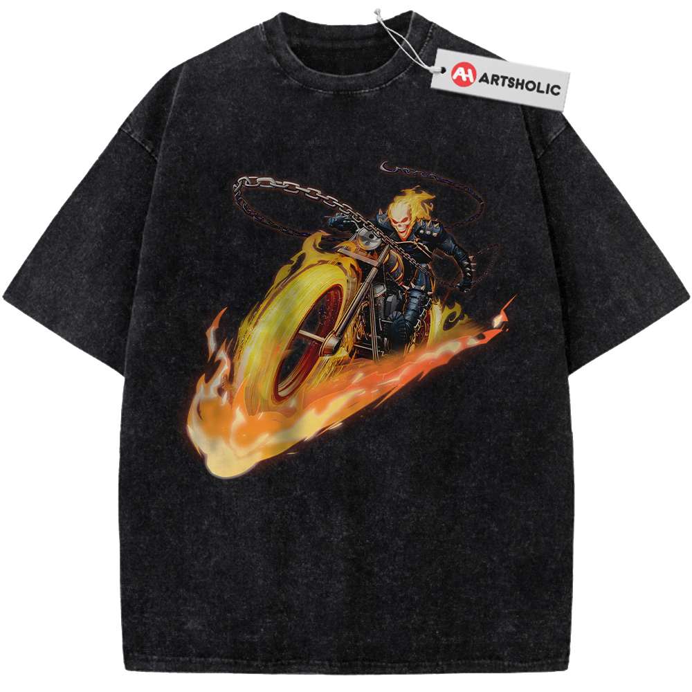 Alternative view of Ghost Rider Shirt, Marvel Comics Shirt, Vintage Tee