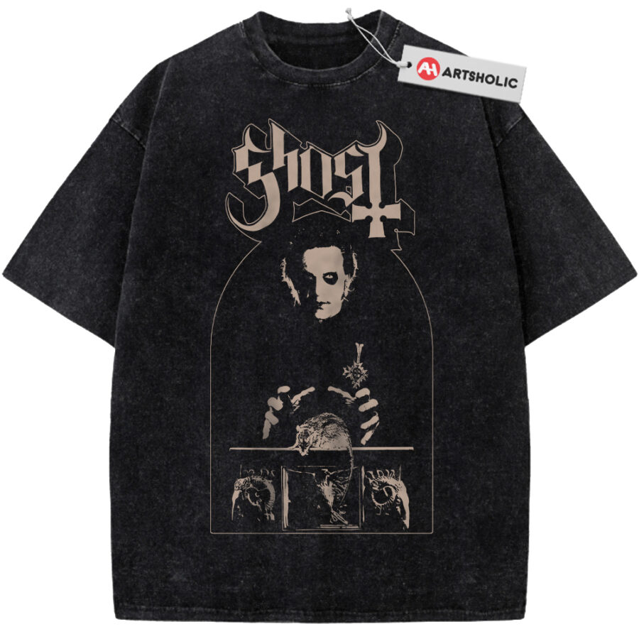 Alternative view of Ghost Shirt, Halloween Shirt, Horror Shirt, Vintage T-Shirt